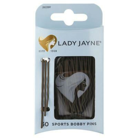 Picture of Lady Jayne Lj#2622Br Rubberized Contoured Bobby Pin (New)