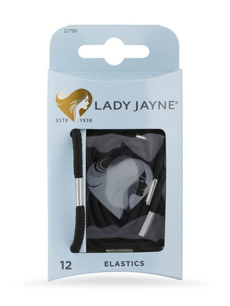 Picture of Lady Jayne Thick Elastic Black 12'S