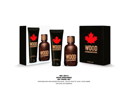 Picture of DSquared2 Wood Pour Homme Special Travel Set