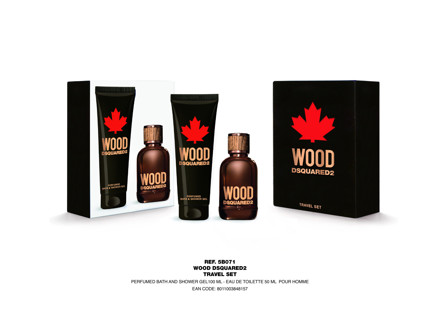 Picture of DSquared2 Wood Pour Homme Travel Set