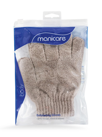 Picture of Manicare #89000 Exfoliating Gloves Brown