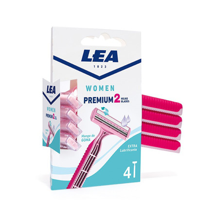 Picture of LEA 2 Blades Disposable Razor Woman Premium 4 Per Pack