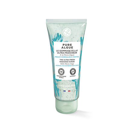 Picture of Yves Rocher  Pure Algue Ultra-Fresh Radiance Scrub 75ml