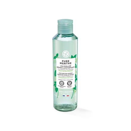 Picture of Yves Rocher Pure Menthe Purifying Makeup Removing Micellar Water 200ml