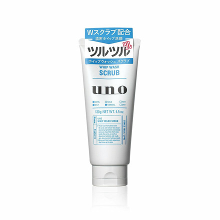 Picture of Uno by Shiseido Facial Foam Whip Wash Scrub 130g