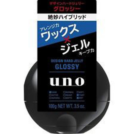 Picture of Uno by Shiseido Hair Wax Design Hard Gel Glossy 100g