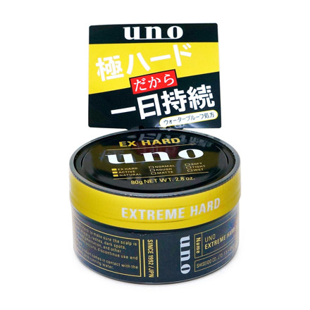 Picture of Uno by Shiseido Hair Wax Extreme Hard 80g