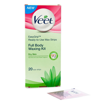Picture of Veet Wax Strips For Sensitive Skin 20's - Green