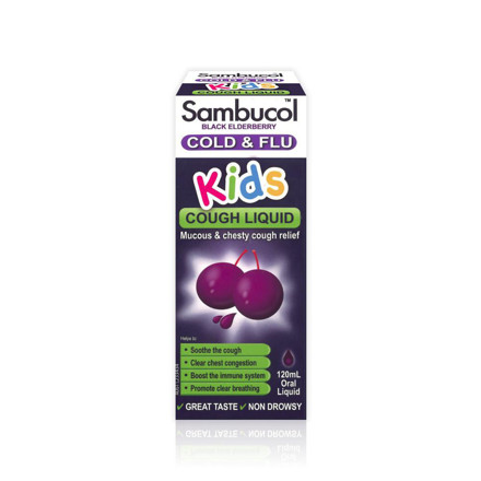 Picture of Sambucol Kids Cough Liquid 120ml