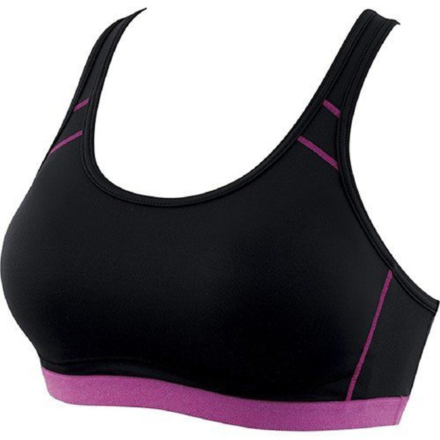 Picture of Atsugi Clear Beauty Active For Running Sports Y Back Sweat-Absorbing Quick Drying - Black (L)
