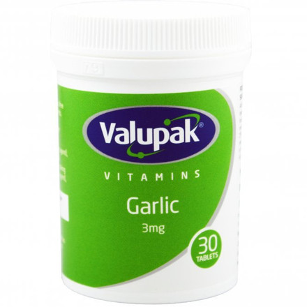 Picture of Valupak Garlic 3mg tablet 30'S
