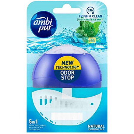 Picture of Ambi Pur 5 in 1 Fresh & Clean Toilet Deo Lavender & Rosemary 55ml