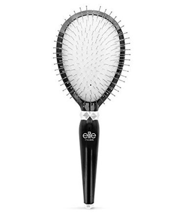 Picture of Elite Models Metal Bristle Cushioned Brush With Removable Tip-End (For Hair Cleansing)
