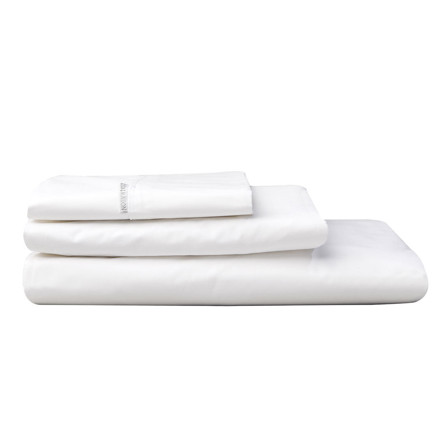 Picture of Logan & Mason 250TC Percale White Fitted Sheet