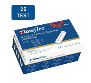 Picture of Flowflex Sars-Cov-2 Antigen Rapid Test Nasal Box of 25 tests
