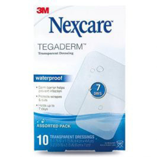 Picture of 3M Nexcare Tegaderm Waterproof Transparent Dressing 10's