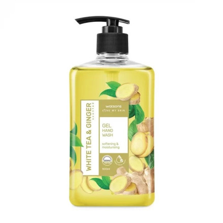 Picture of Watsons Gel Hand Wash - White Tea & Ginger 500ml