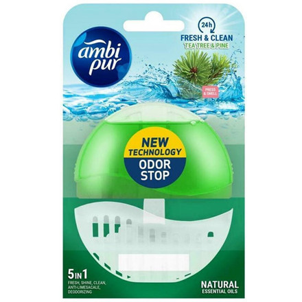 Picture of Ambi Pur 5 in 1 Fresh & Clean Toilet Deo Tea Tree & Pine 55ml