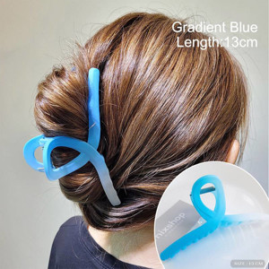 Picture of Mixshop High Quality Korean Gradient Blue Ribbon Clip #1052
