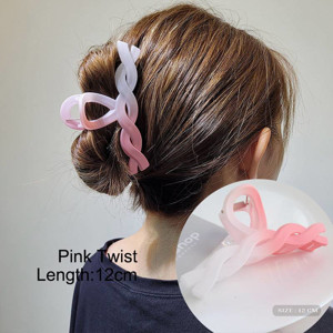 Picture of Mixshop High Quality Korean Pink Twist Clip #1057