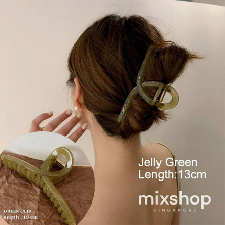 Picture of Mixshop High Quality Korean Jelly Green 13cm Clip #1086