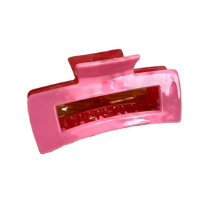 Picture of Mixshop High Quality Korean Rectangle Pink Clip #1060