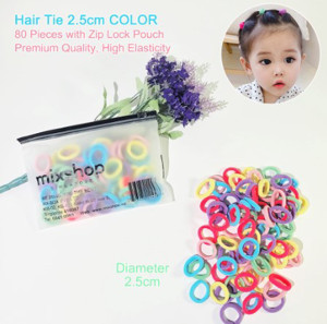 Picture of Mixshop Hair Tie Pouch 2.5cm Mix Color 80's