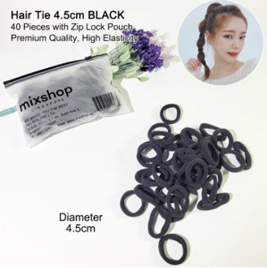Picture of Mixshop Hair Tie Pouch 4.5cm Black
