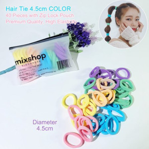 Picture of Mixshop Hair Tie Pouch 4.5cm Mix Color