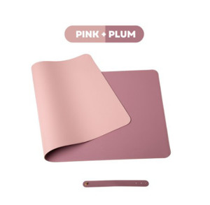 Picture of Mixshop Premium Leather Large Mouse/Desk Pad Pink + Purple 80 x 40 cm