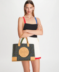 Picture of TORY BURCH ELLA PRINTED SMALL TOTE