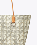 Picture of TORY BURCH CANVAS BASKETWEAVE TOTE