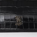 Picture of BURBERRY Embossed Leather Mini TB Shoulder Pouch