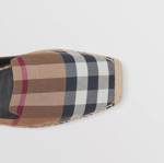 Picture of BURBERRY Check Cotton Espadrilles