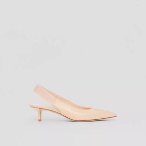 Picture of BURBERRY Leather Slingback Pumps