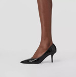 Picture of BURBERRY Embossed Leather Point-toe Pumps