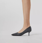 Picture of BURBERRY Check Point-toe Pumps