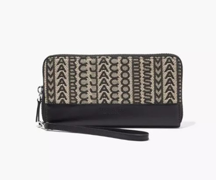 Picture of MARC JACOBS THE MONOGRAM JACQUARD CONTINENTAL WRISTLET WALLET