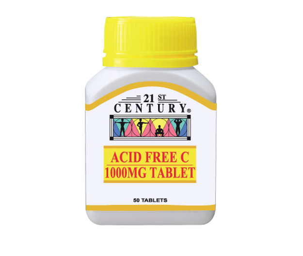 Picture of 21st Century Acid Free C 1000mg 50's