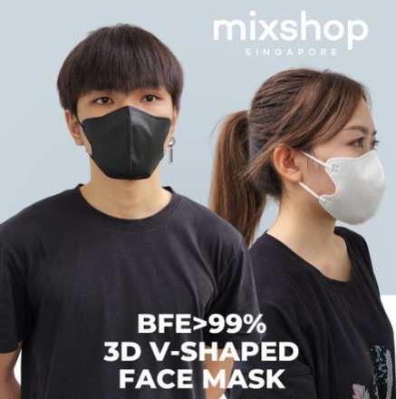 Picture of Mixshop 3D V-Shaped Mask Adult