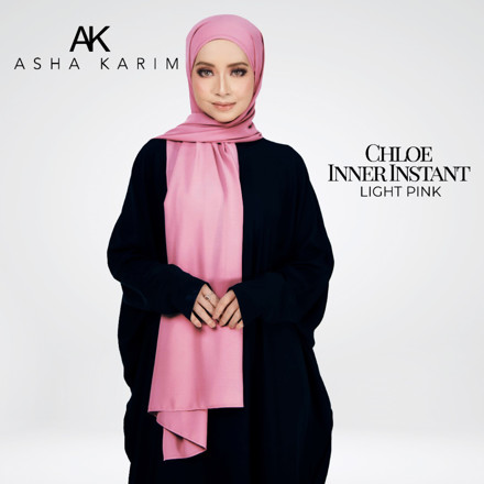 Picture of Asha Karim Chloe Inner Instant Shawl Very Light Pink