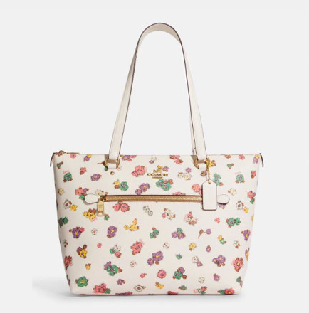 Picture of Coach Gallery Tote With Spaced Floral Field Print