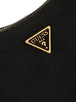 Picture of Guess Kaoma Suede Zip Mini Shoulder Bag Black