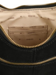 Picture of Guess Kaoma Suede Zip Mini Shoulder Bag Black