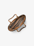 Picture of MICHAEL KORS Voyager Medium Logo Tote Bag (Brown)