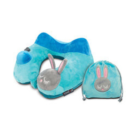 Picture of Travelmall 3D Inflatable Neck Pillow, With Patented Pump And Release System Rabbit Edition