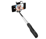 Picture of Travelmall Bluetooth Selfie Stick Black with LED Fill Light