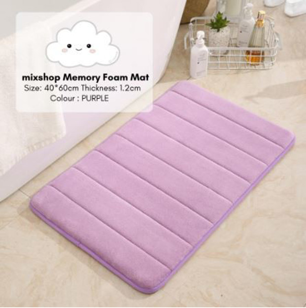 Picture of Mixshop Memory Foam Floor Mat  Purple