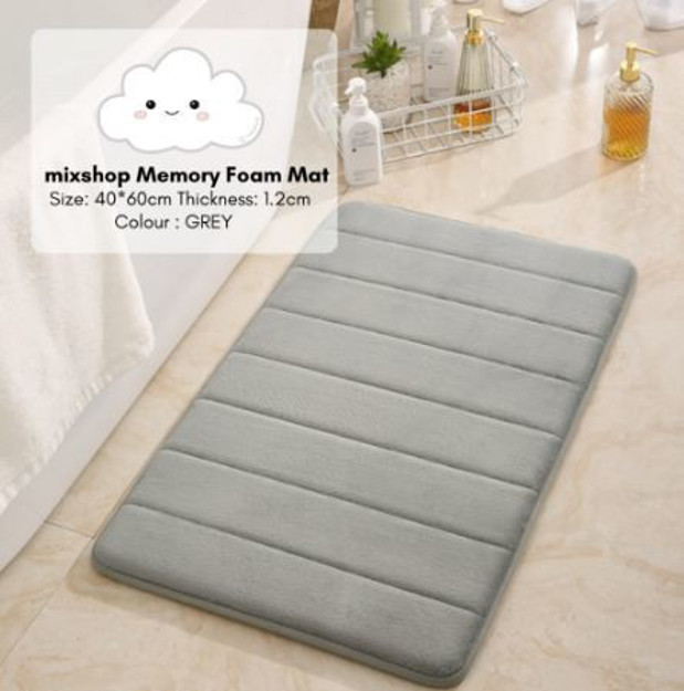 Picture of Mixshop Memory Foam Floor Mat Grey