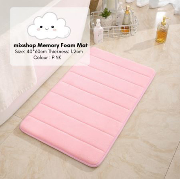 Picture of Mixshop Memory Foam Floor Mat Pink